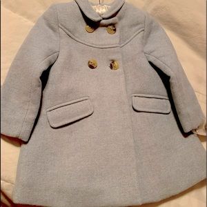 Powder blue girl’s coat. New with tag.